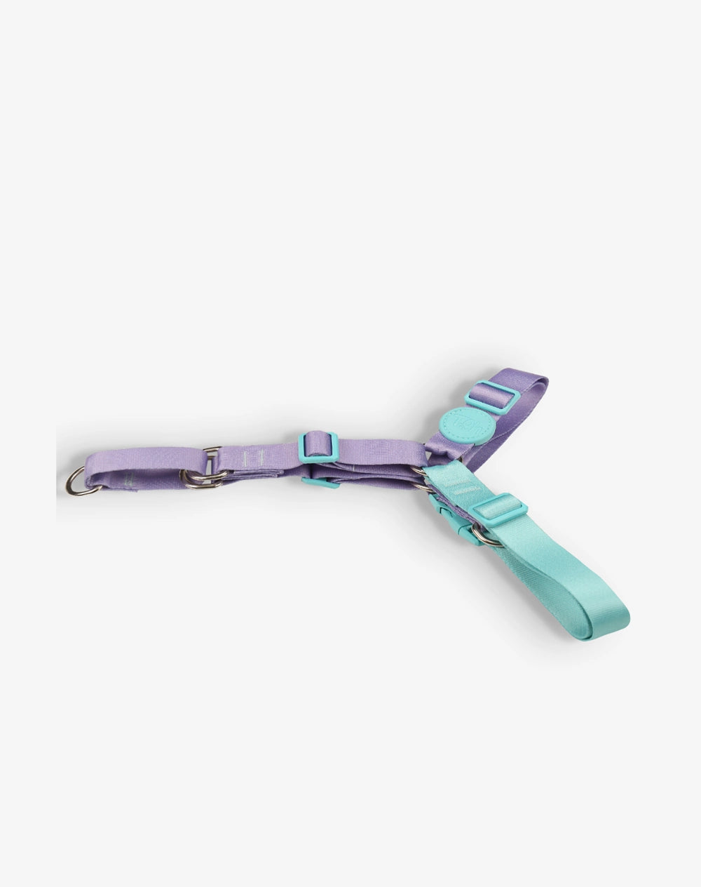 KIT VIAGEM - Conjunto Peitoral Antipuxão e Guia + Adaptador de Cinto Lilás