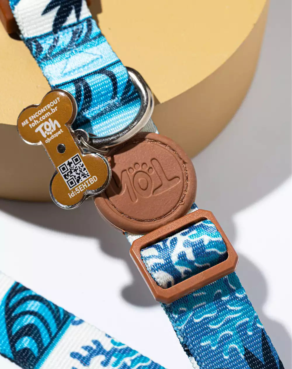 Coleira Tag ID QR Code Noronha