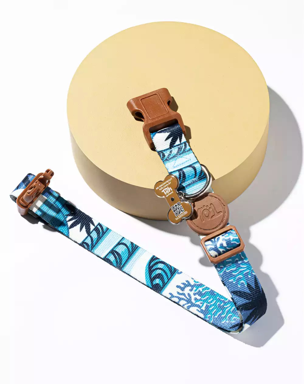 Coleira Tag ID QR Code Noronha