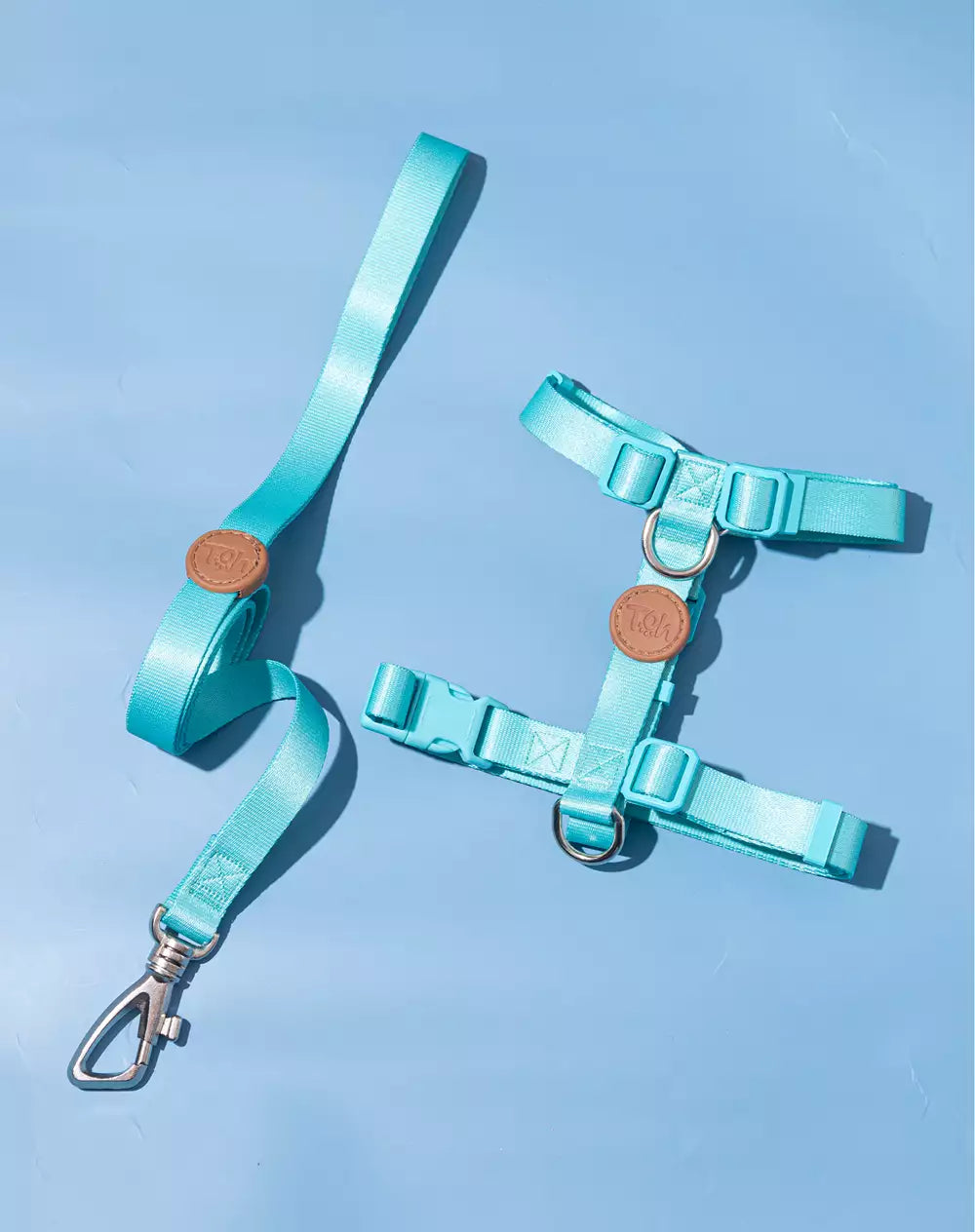 KIT VIAGEM - Conjunto Peitoral H e Guia + Adaptador de cinto Maresia