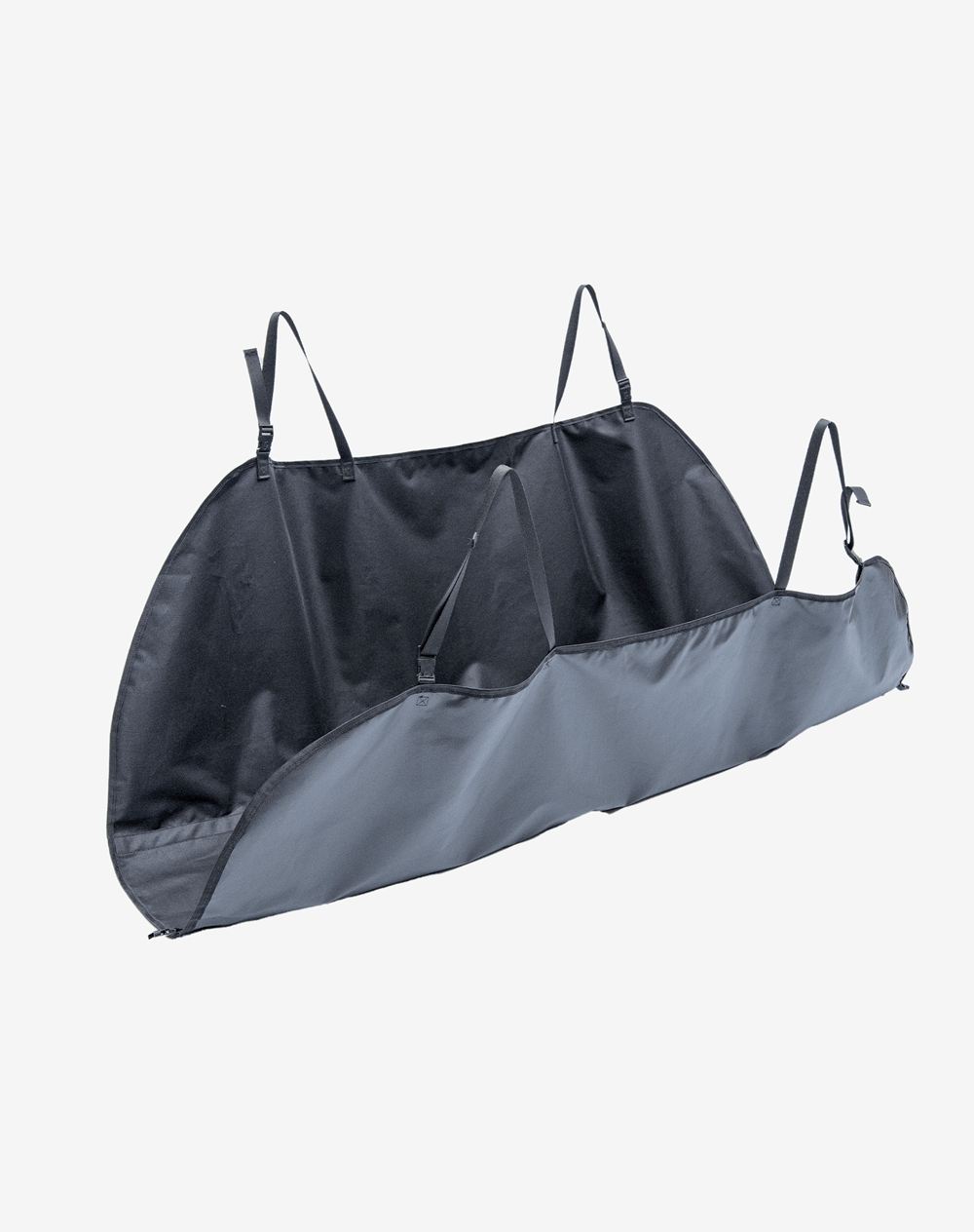 KIT VIAGEM Capa para Banco de Carro Premium + Adaptador de cinto Black + Bolsa de ração G
