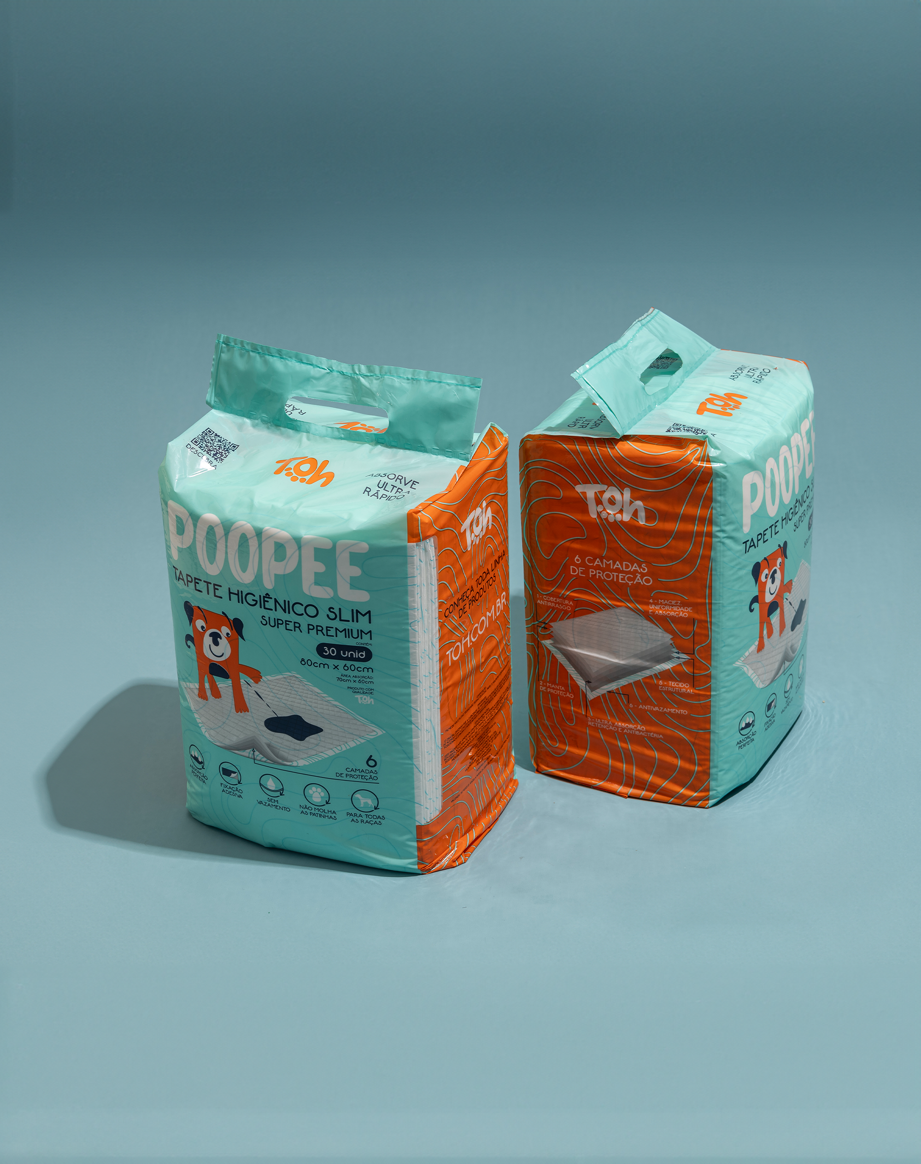 Tapete Higienico Slim PooPee 30un 80X60cm