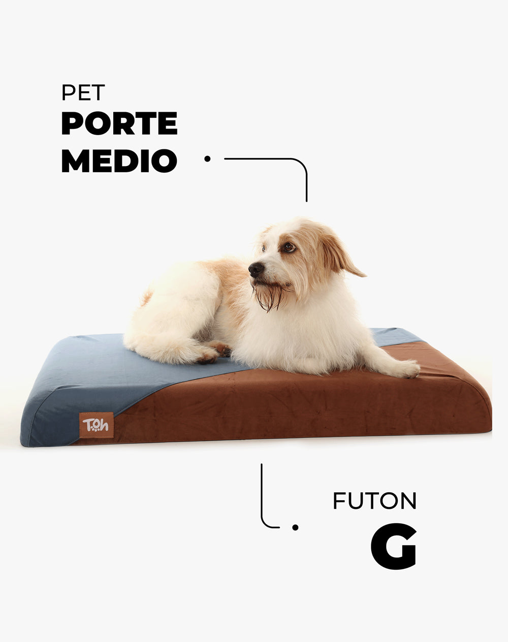 Futon Toh Ortopédico Denim