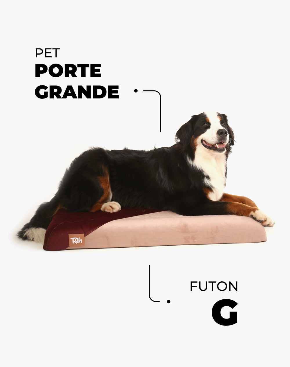Futon Toh Ortopédico Malbec