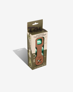 Handsfree Poop Bag Carrier Bege Com 5 Refis