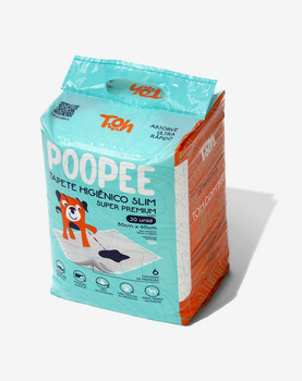 Tapete Higienico Slim PooPee 30un 80X60cm