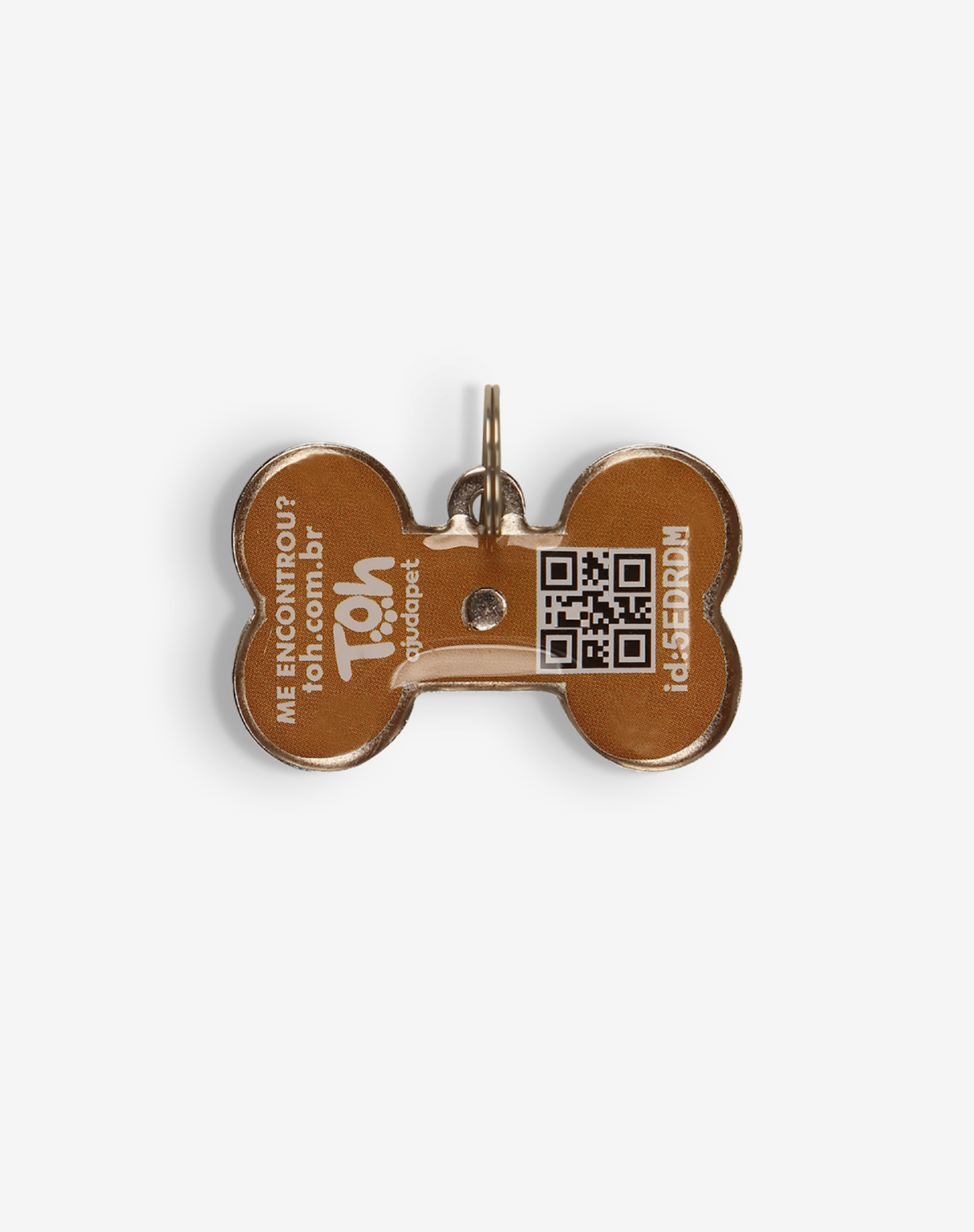 Pingente QR Code Bege