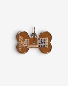 Pingente QR Code Bege