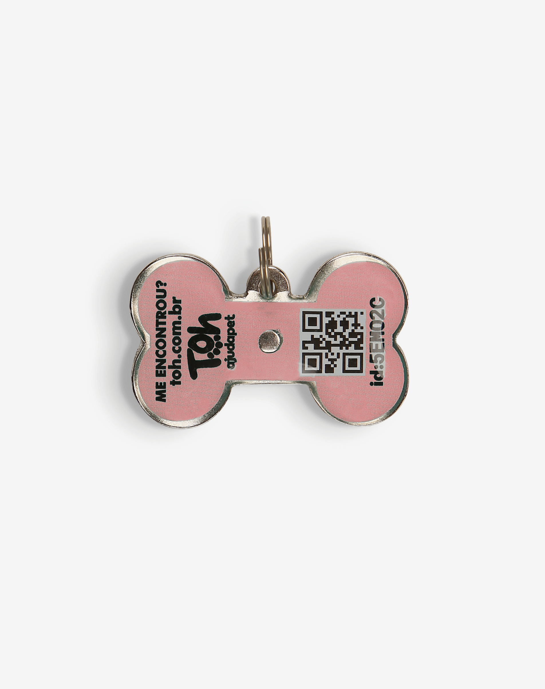 Pingente QR Code Rosa