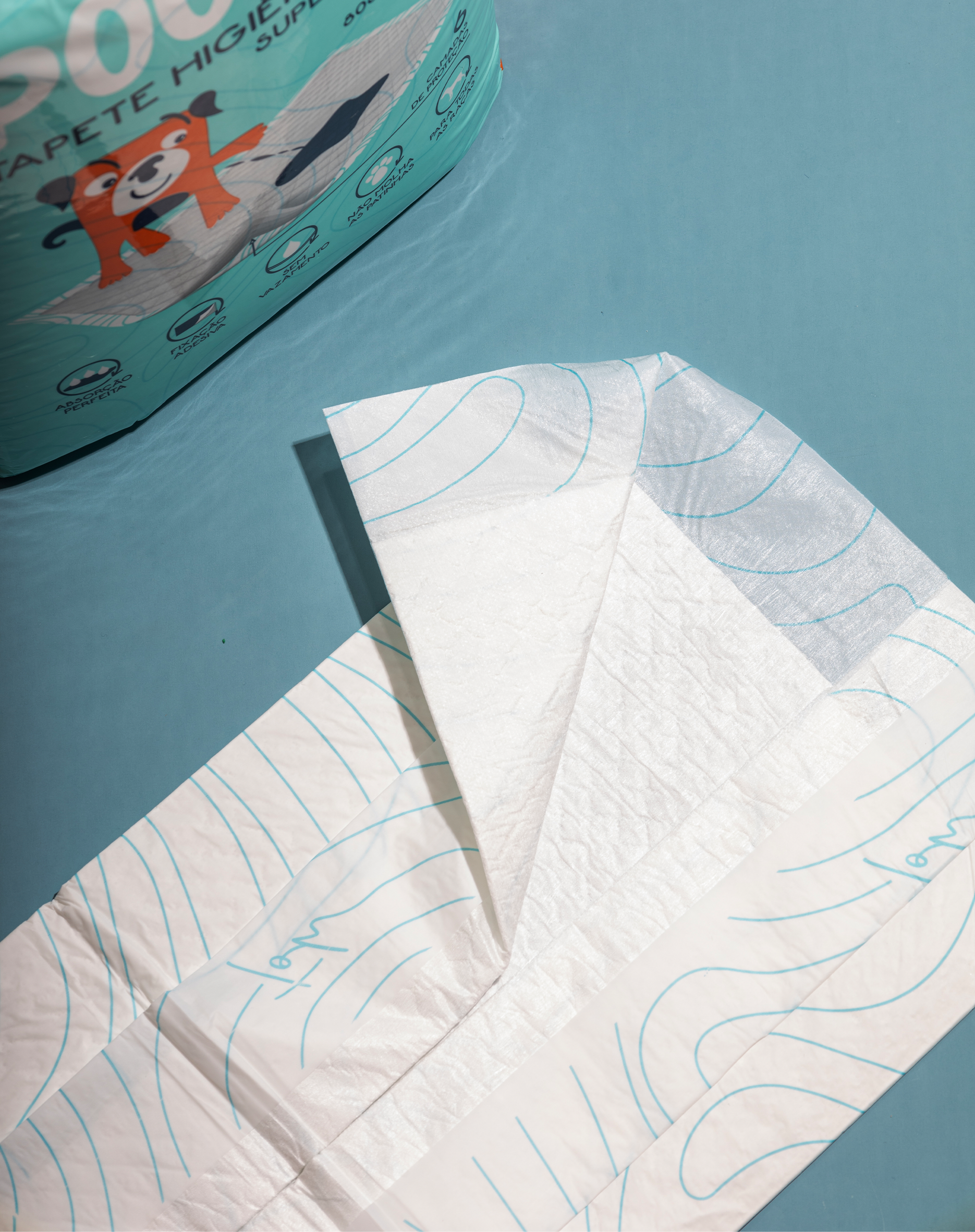 Kit 3 Tapetes Higienico Slim PooPee 30un 80X60cm