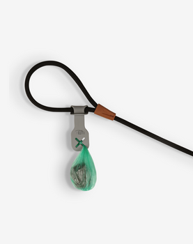 Handsfree Poop Bag Carrier Cinza Com 5 Refis